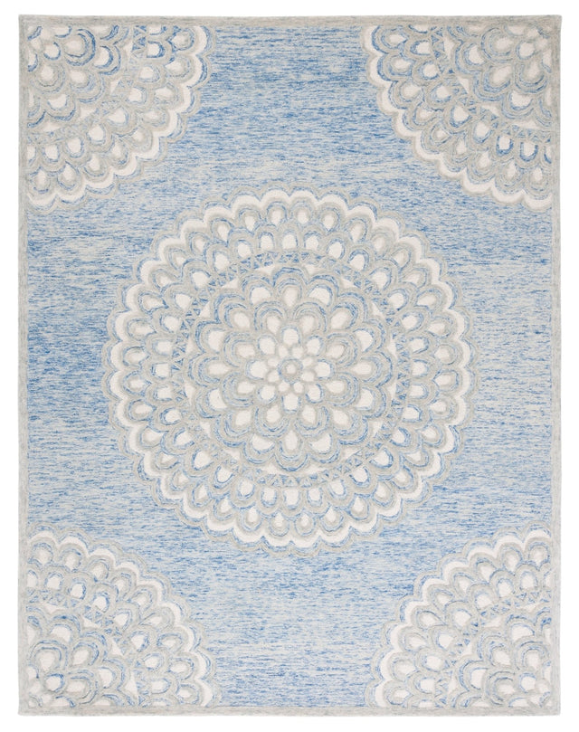 Safavieh Metro Met901M Blue/Ivory Rug.