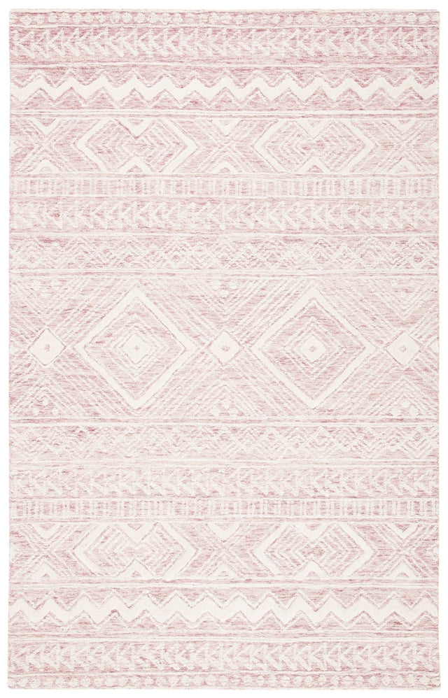 Safavieh Metro Met906U Dark Pink/Ivory Rug.