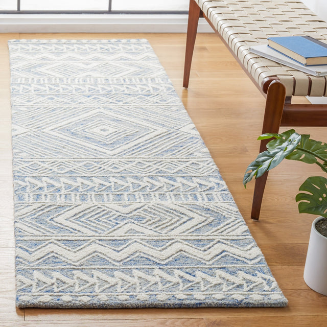 Safavieh Metro Met908M Blue/Ivory Rug.
