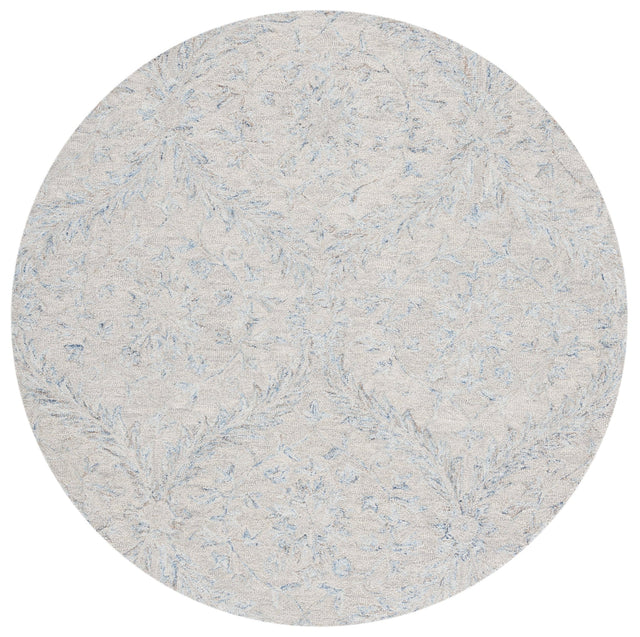 Safavieh Micro Loop Mlp875F Grey/Blue Rug.