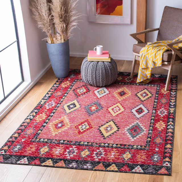 Safavieh Montage Mtg201U Pink/Black Rug.