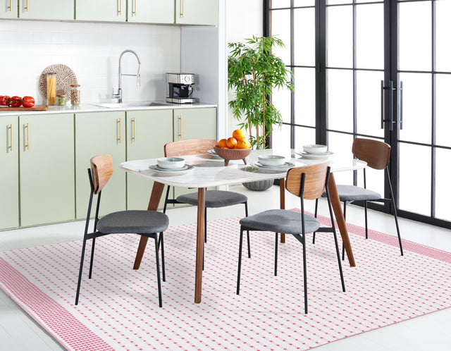 Safavieh Montauk Mtk714Q Red/Ivory Rug.