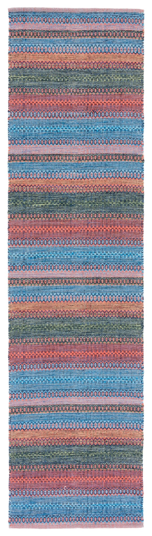 Safavieh Montauk Mtk851N Blue/Orange Rug.