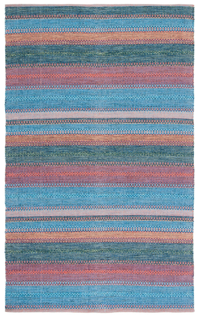 Safavieh Montauk Mtk851N Blue/Orange Rug.