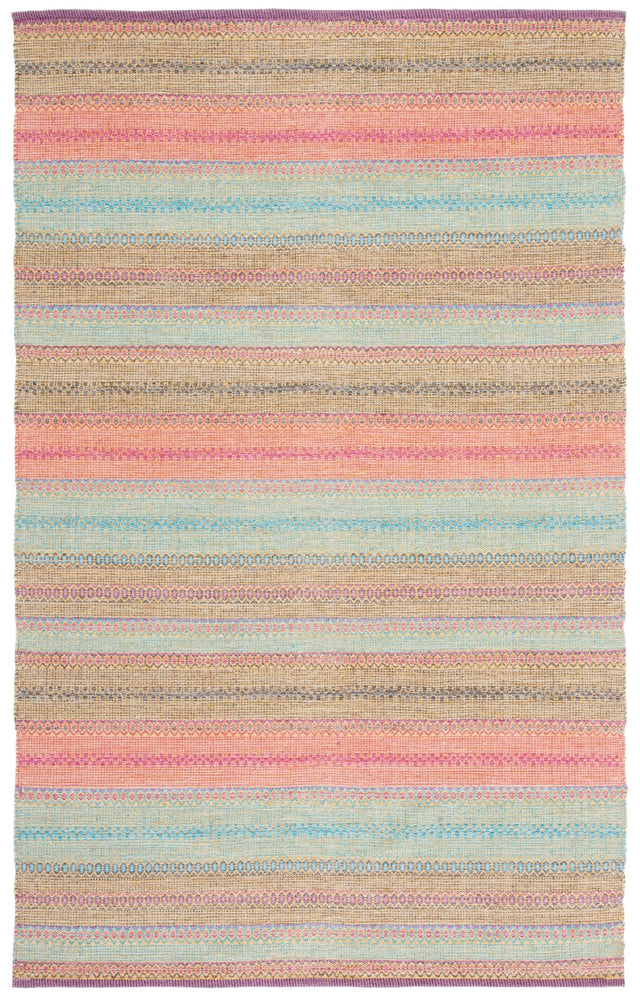 Safavieh Montauk Mtk851U Blue/Pink Rug.