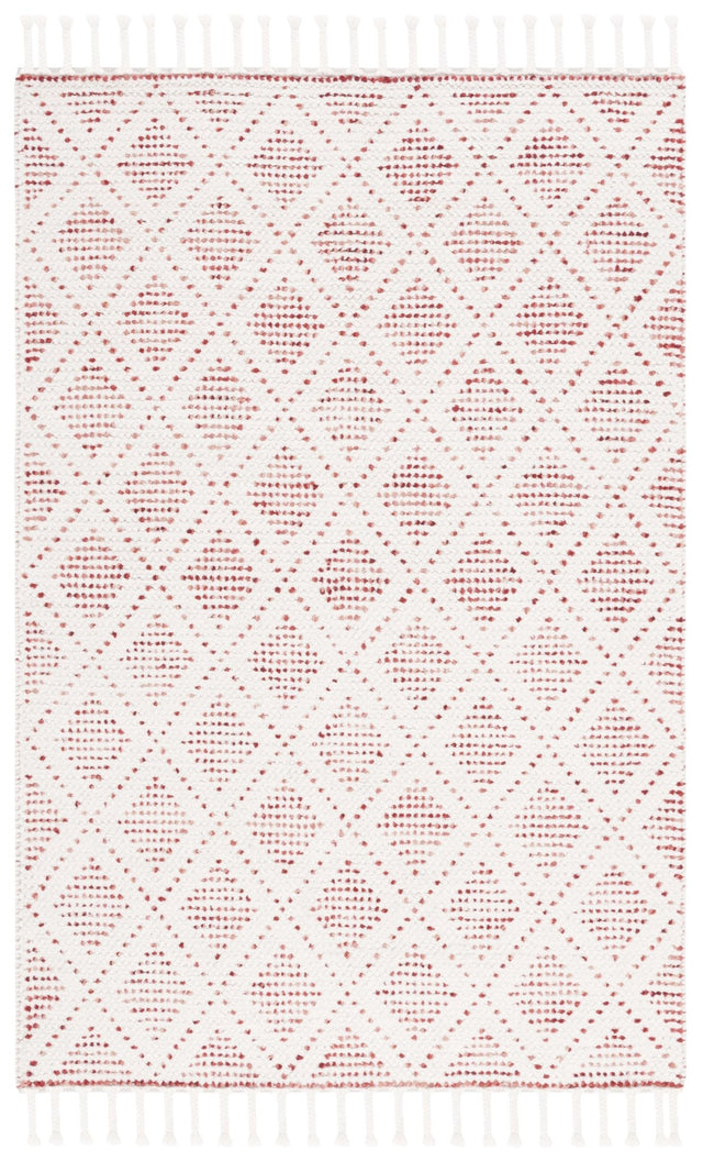 Safavieh Natura Nat183Q Ivory/Red Rug.