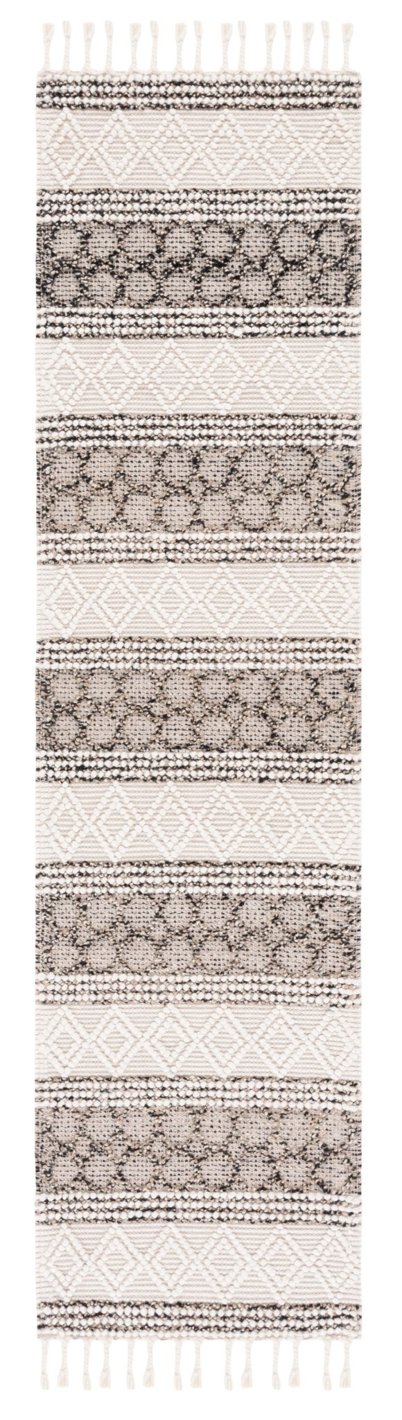 Safavieh Natura Nat340A Ivory/Black Rug.
