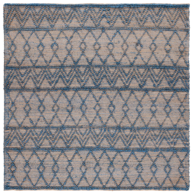 Safavieh Natural Fiber Nf221M Blue/Natural Rug.
