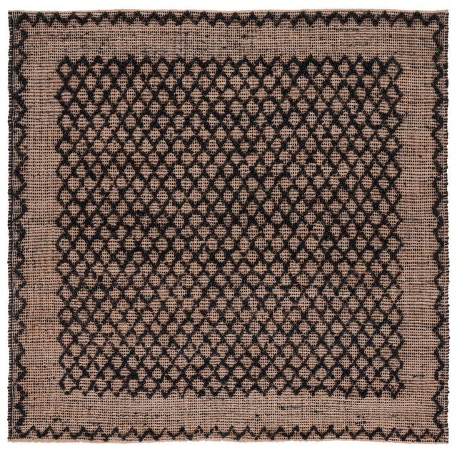 Safavieh Natural Fiber Nf222Z Black/Natural Rug.