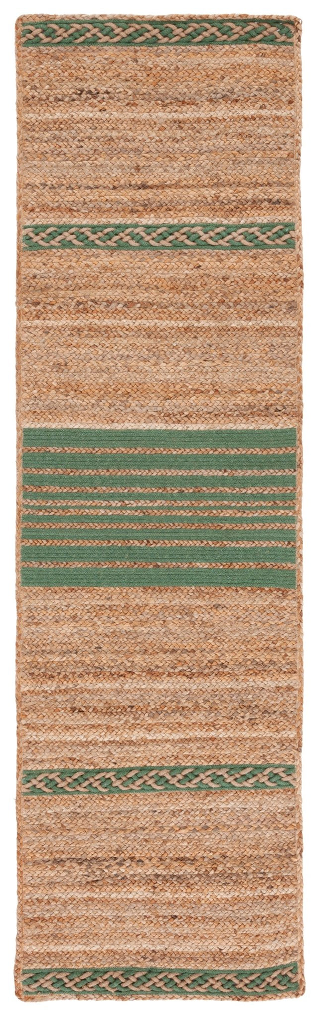 Safavieh Natural Fiber Nfb262Y Natural/Green Rug.