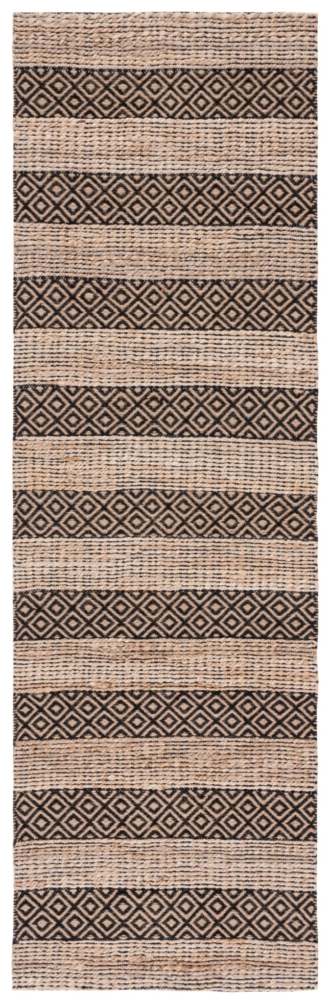 Safavieh Natural Fiber Nfb653Z Black/Natural Rug.