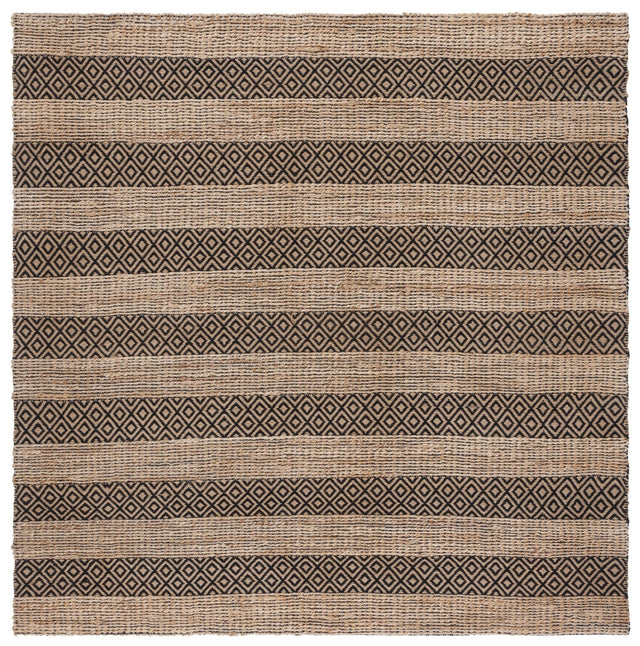 Safavieh Natural Fiber Nfb653Z Black/Natural Rug.