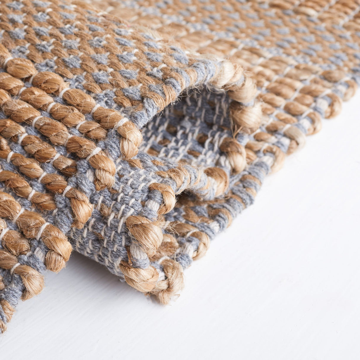 Safavieh Natural Fiber Nfb654F Grey/Natural Rug.