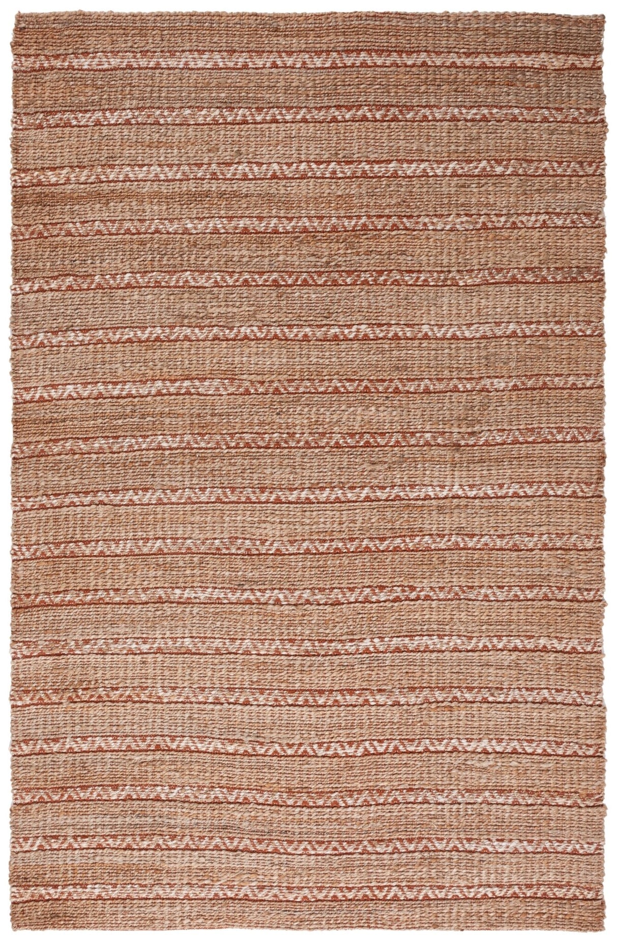 Safavieh Natural Fiber Nfb655P Rust/Natural Rug.