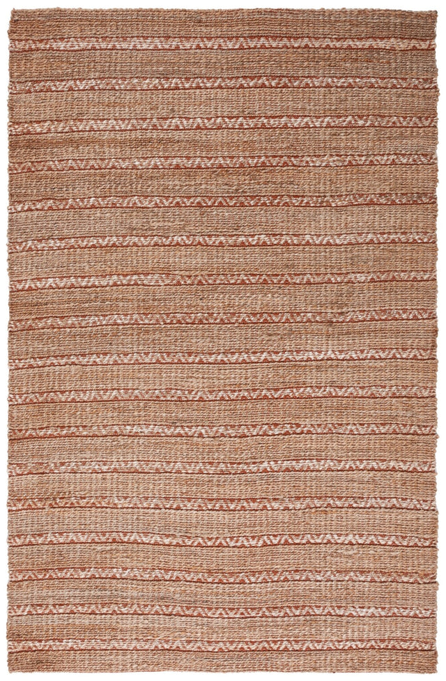 Safavieh Natural Fiber Nfb655P Rust/Natural Rug.