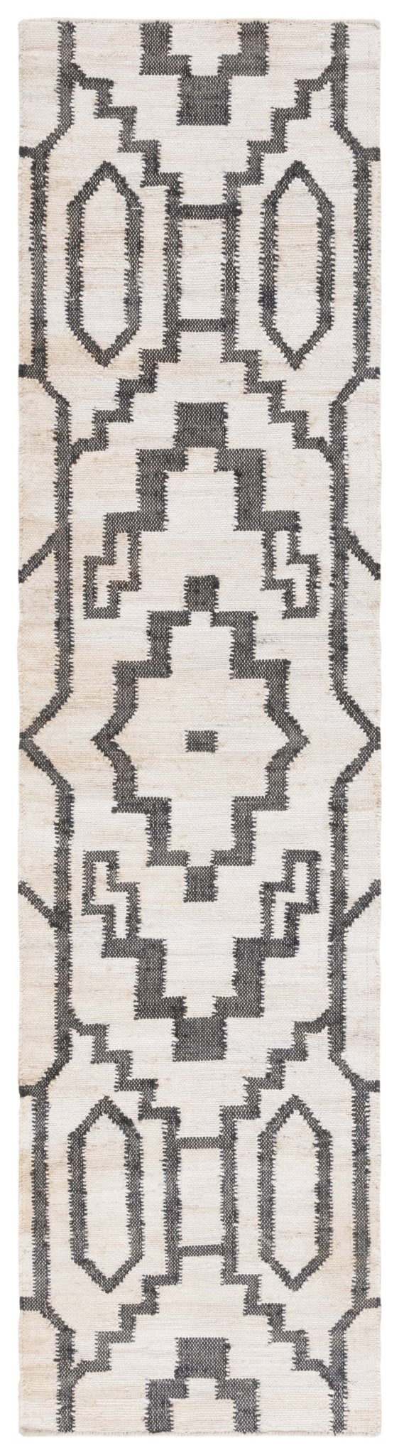 Safavieh Natural Fiber Nfb750A Ivory/Black Rug.
