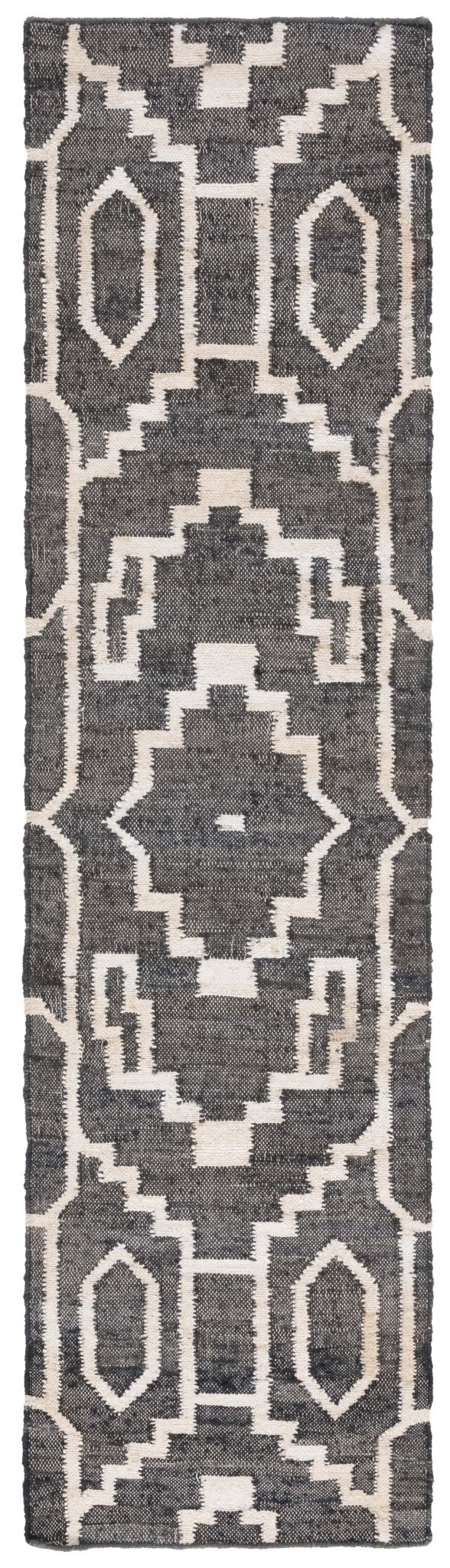 Safavieh Natural Fiber Nfb750Z Black/Ivory Rug.