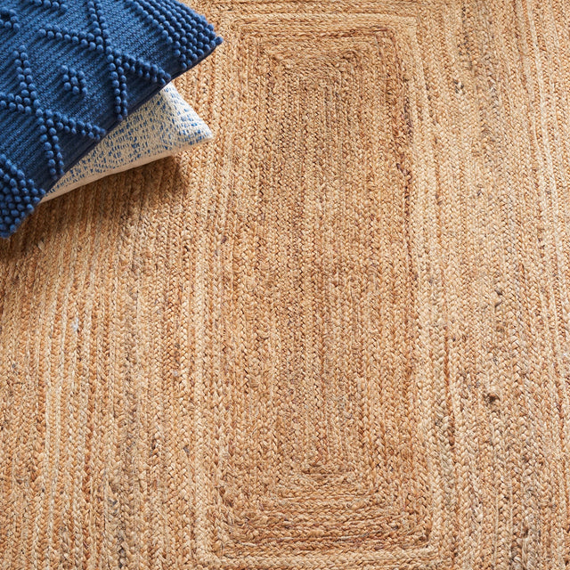 Safavieh Natural Fiber Nfb852M Natural/Blue Rug.
