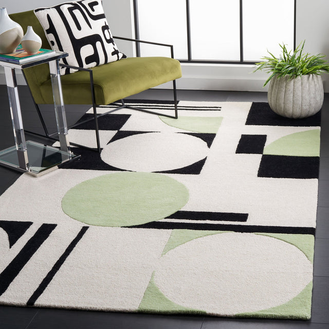 Safavieh Rodeo Drive Rd856Y Green/Black Rug.
