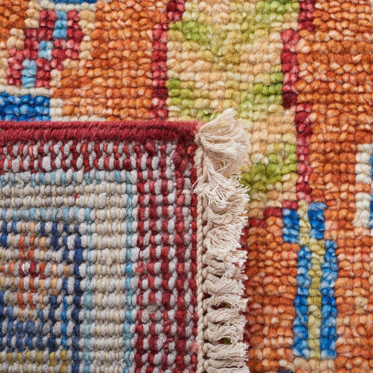 Safavieh Samarkand Srk123M Blue/Red Rug.