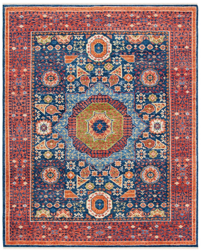 Safavieh Samarkand Srk166P Red/Blue Rug.