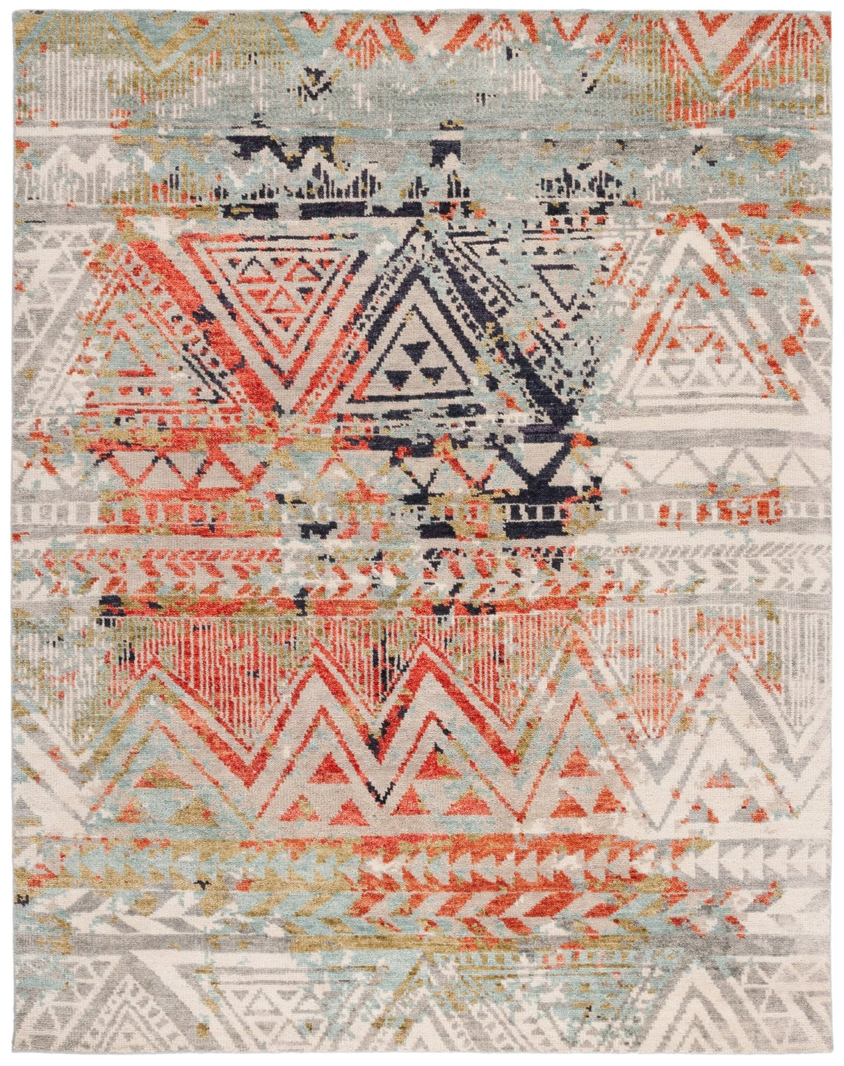 Safavieh Samarkand Srk180Q Red/Green Rug.