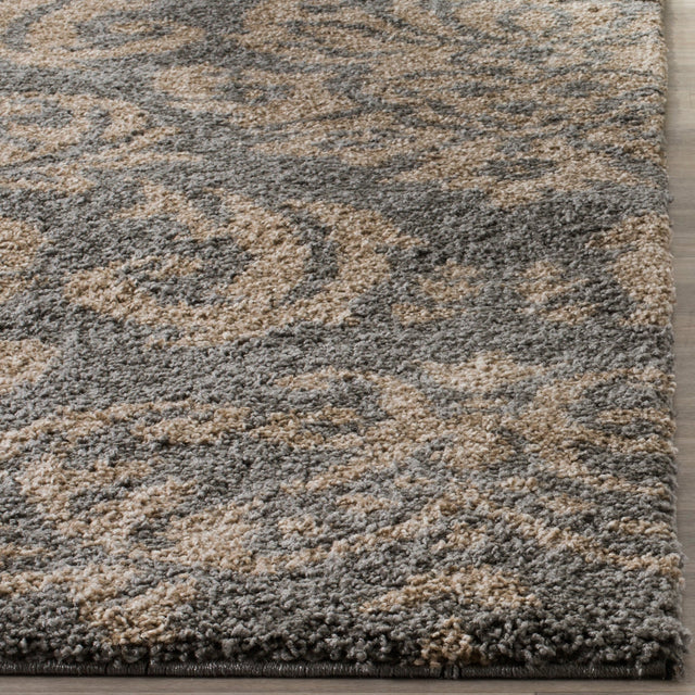 Safavieh Shag Sg460 Grey/Beige Rug.