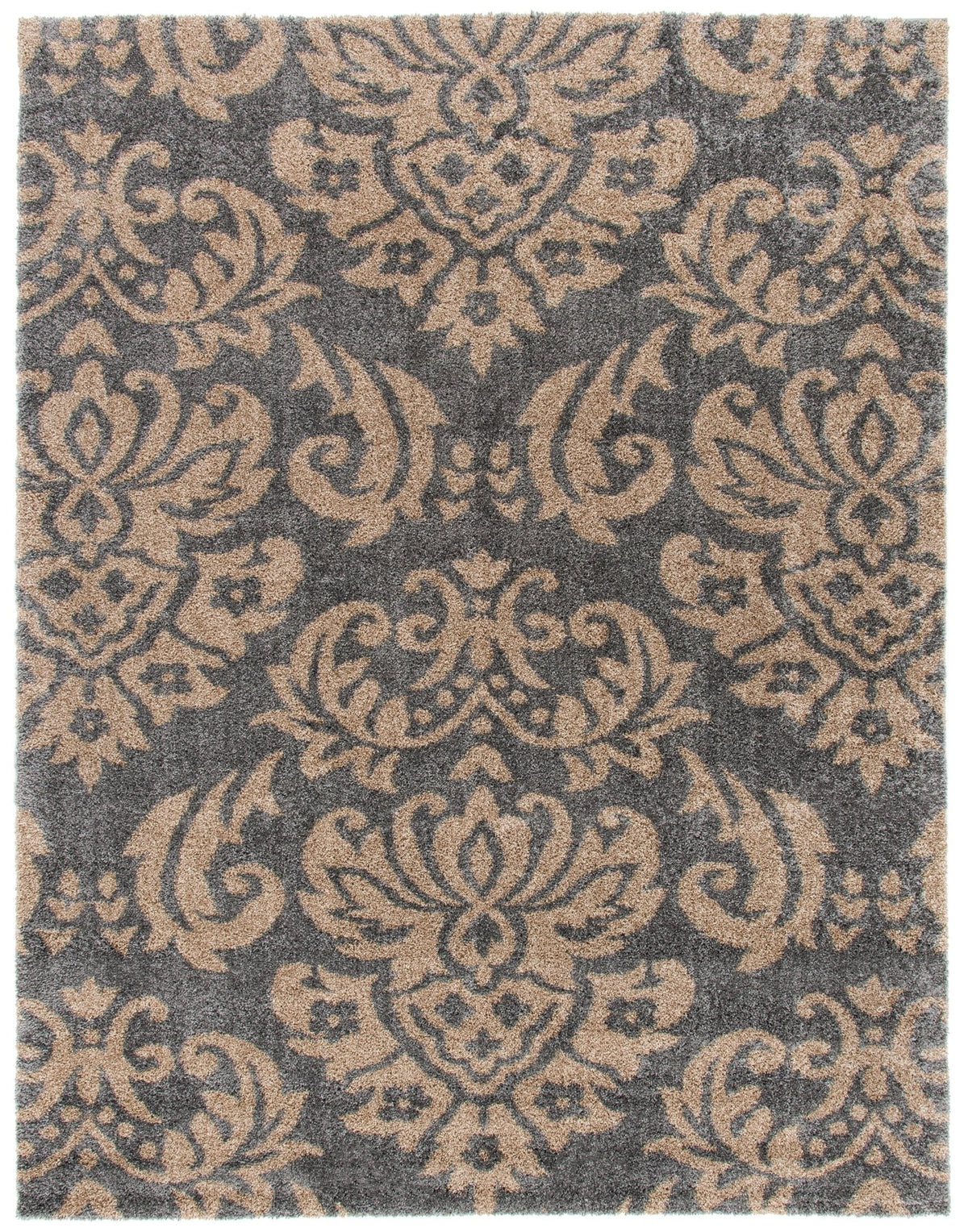 Safavieh Shag Sg460 Grey/Beige Rug.