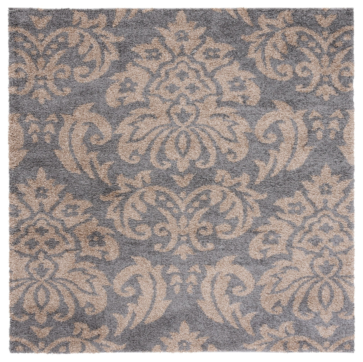 Safavieh Shag Sg460 Grey/Beige Rug.