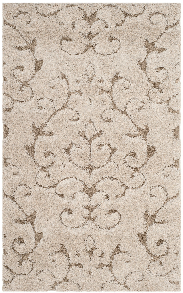 Safavieh Shag Sg470 Cream/Beige Rug.