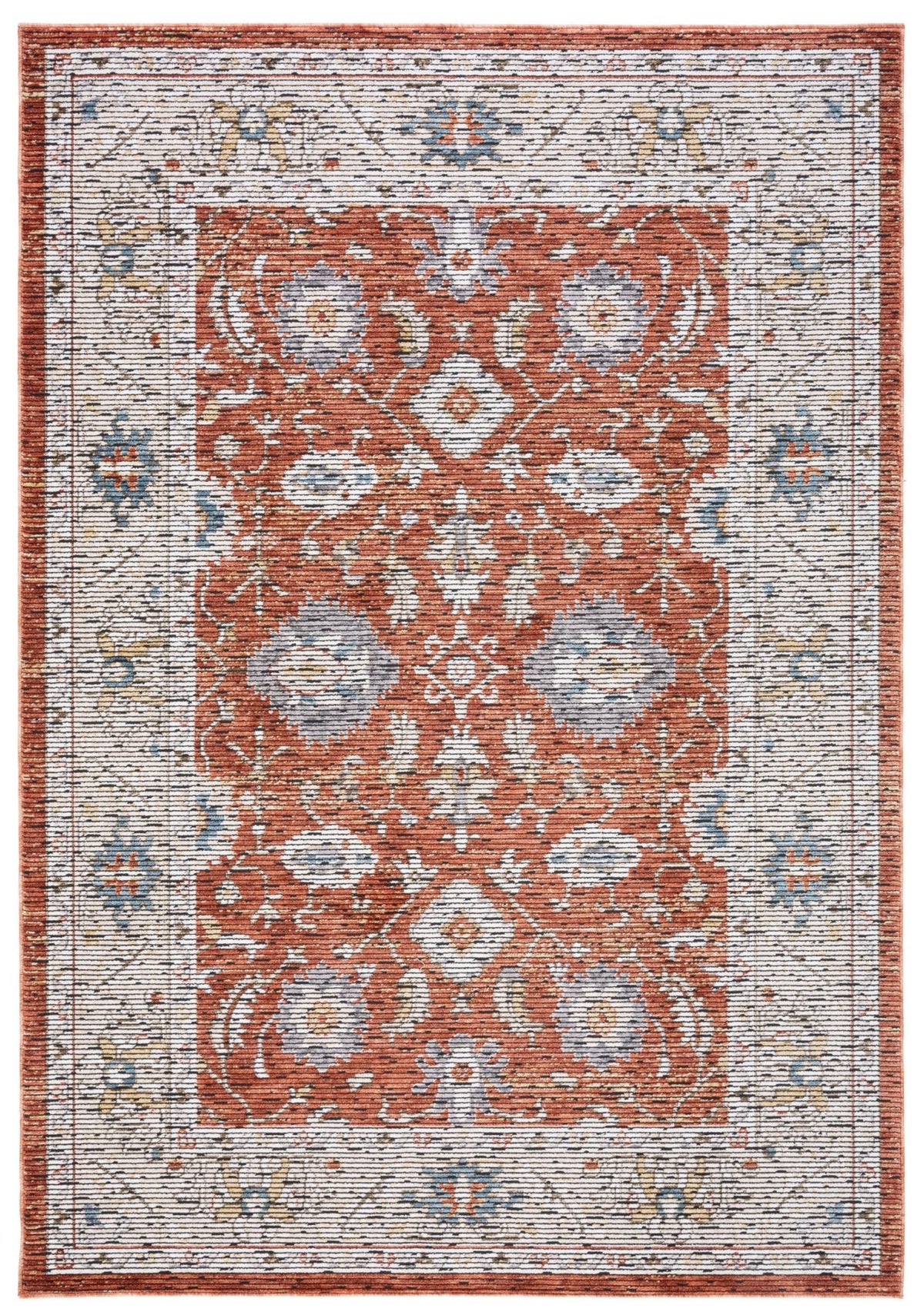 Safavieh Sierra Sra404A Ivory/Rust Rug.