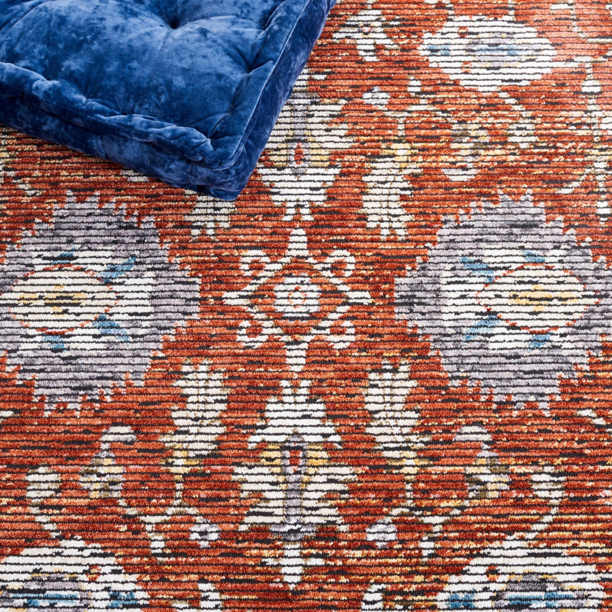 Safavieh Sierra Sra404A Ivory/Rust Rug.