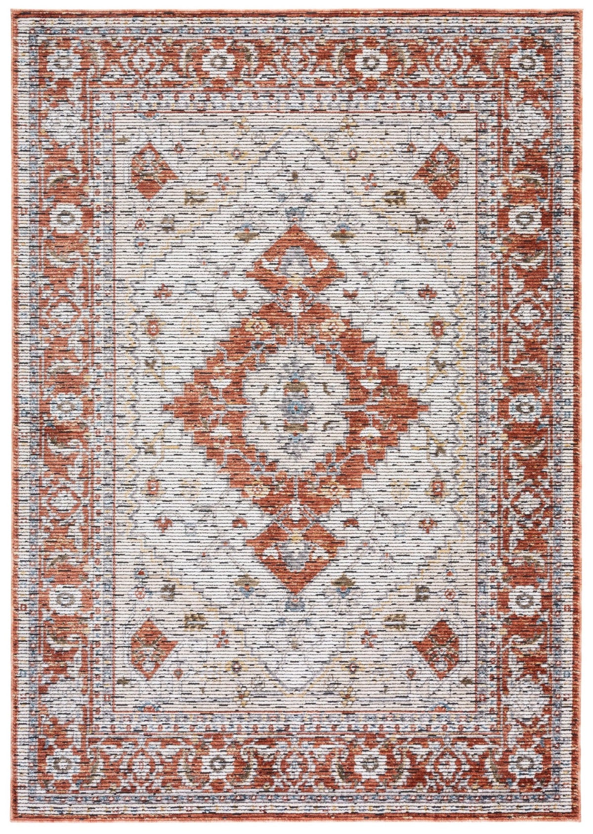 Safavieh Sierra Sra410A Ivory/Rust Rug.