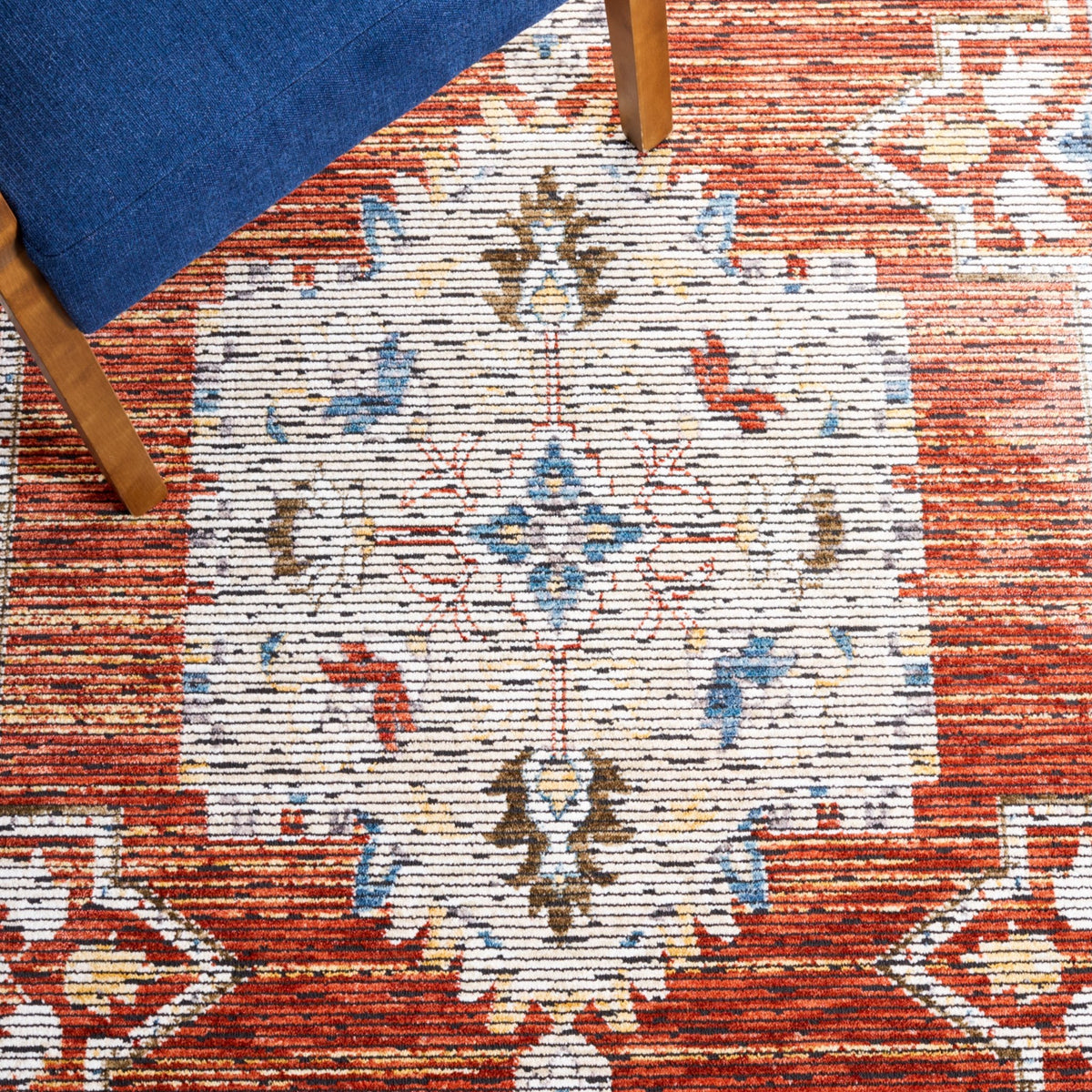 Safavieh Sierra Sra412A Ivory/Rust Rug.