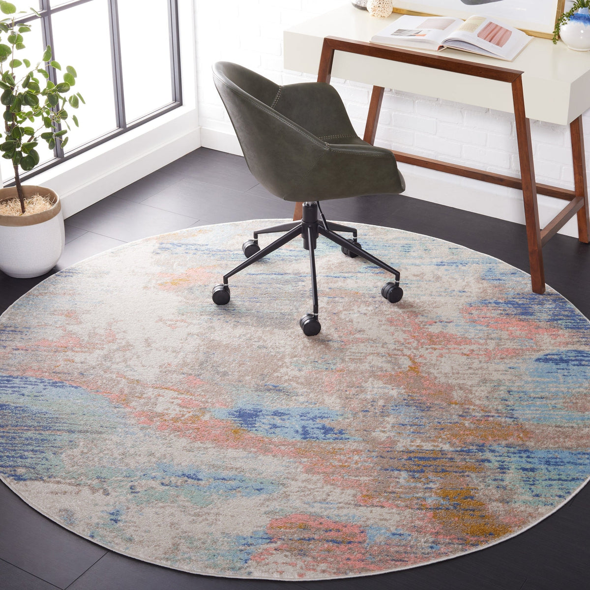 Safavieh Skyler Sky504C Beige Blue/Pink Rug.