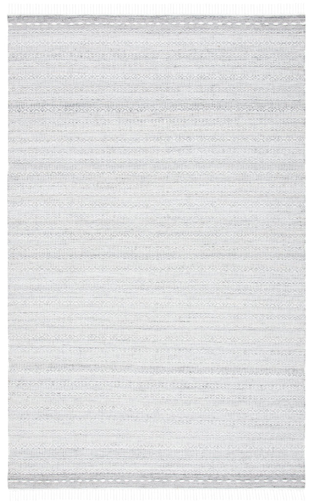 Safavieh Striped Kilim Stk104F Grey/Ivory Rug.