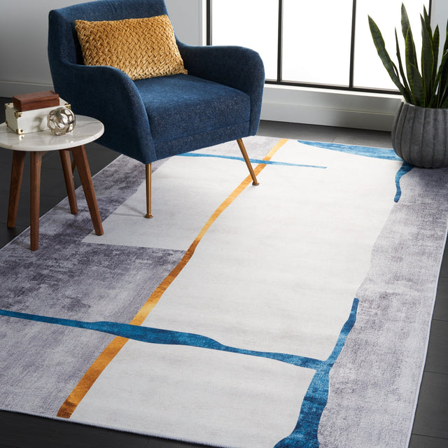 Safavieh Tacoma Tac820F Grey/Light Grey Rug.