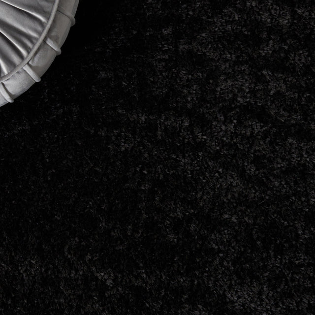 Safavieh Tahoe Shag Tho670Z Black Rug.