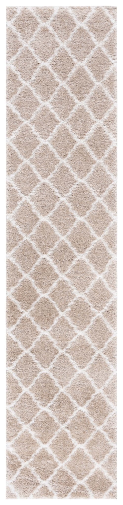 Safavieh Tahoe Shag Tho675B Beige/White Rug.