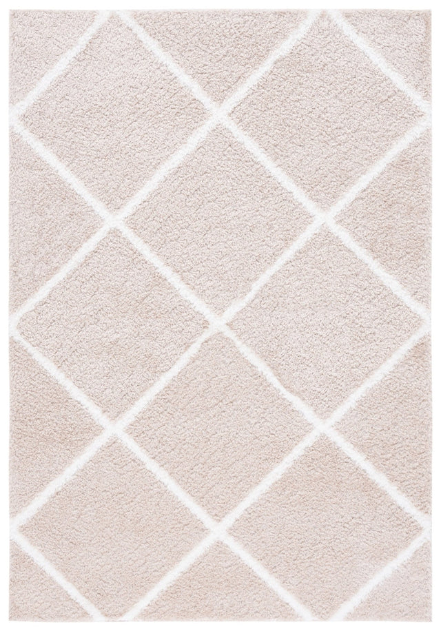 Safavieh Tahoe Shag Tho676B Beige/White Rug.