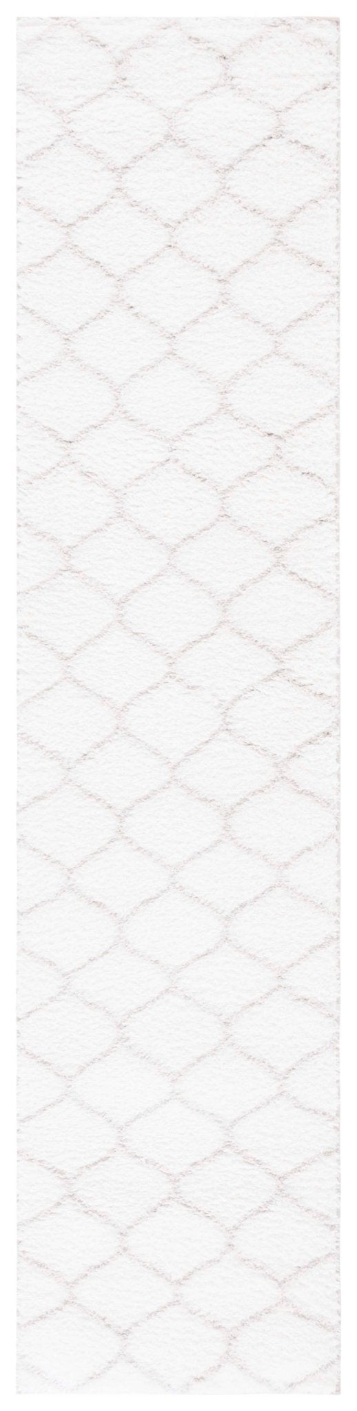 Safavieh Tahoe Shag Tho677A White/Silver Rug.