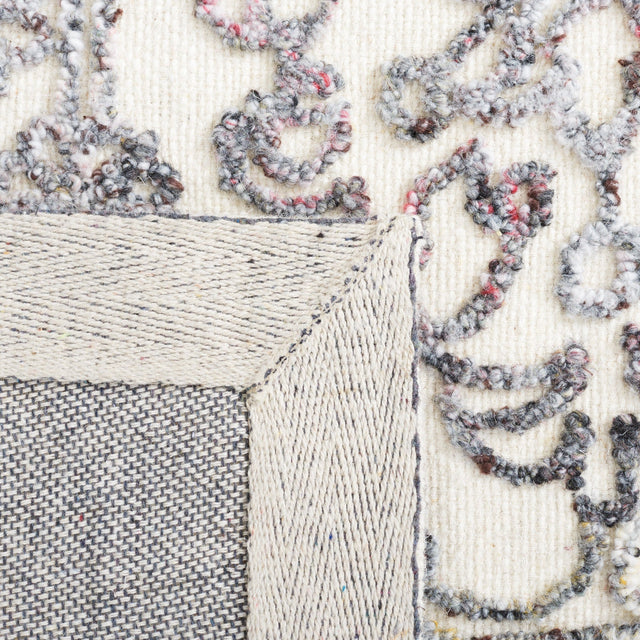 Safavieh Trace Trc303Q Red/Ivory Rug.