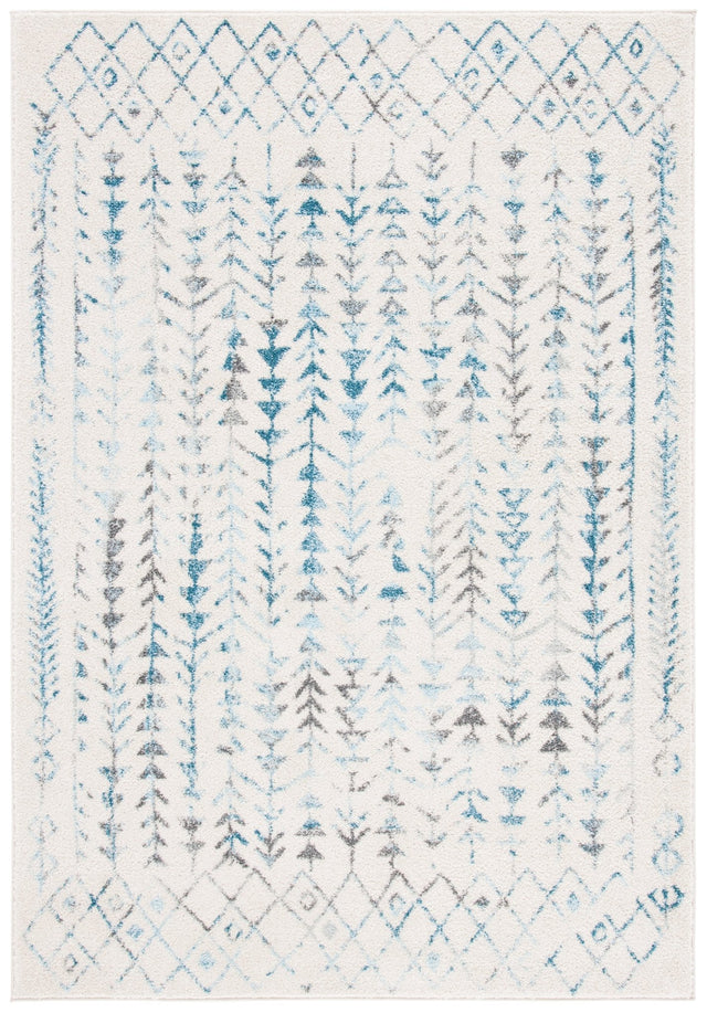 Safavieh Tulum Tul262C Ivory/Turquoise Rug.