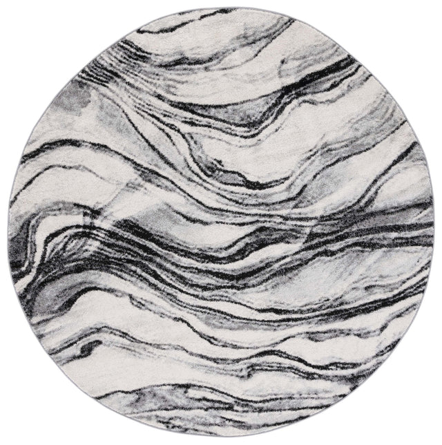 Safavieh Tulum Tul275A Ivory/Black Rug.