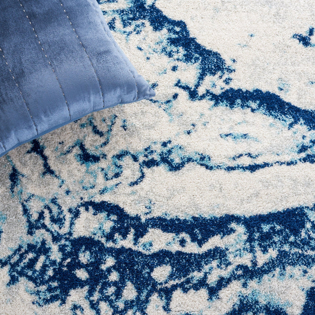 Safavieh Tulum Tul276B Ivory/Blue Rug.