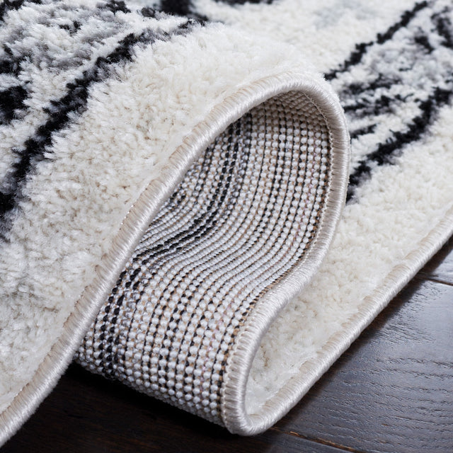 Safavieh Tulum Tul278A Ivory/Black Rug.