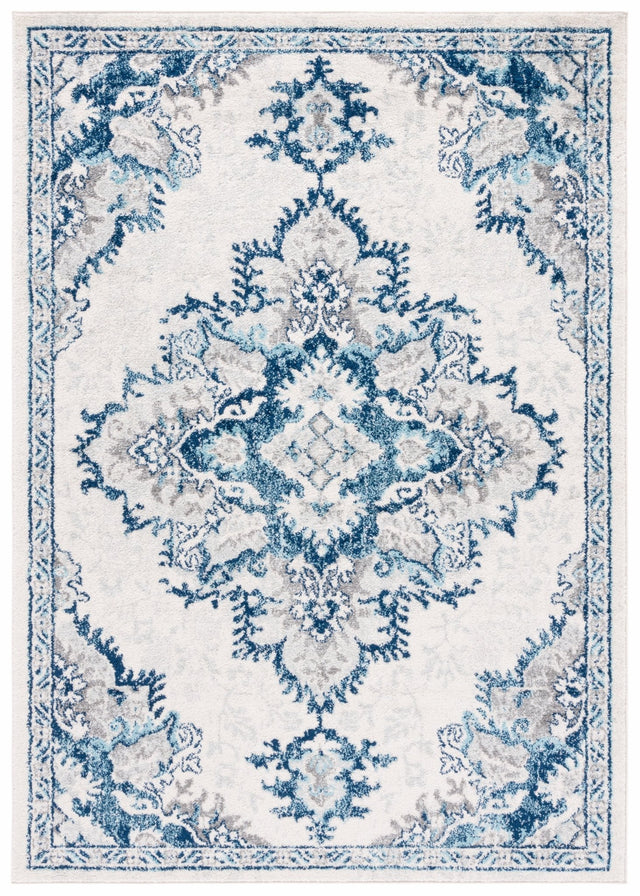 Safavieh Tulum Tul278B Ivory/Blue Rug.
