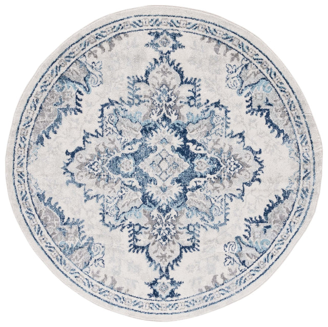 Safavieh Tulum Tul278B Ivory/Blue Rug.
