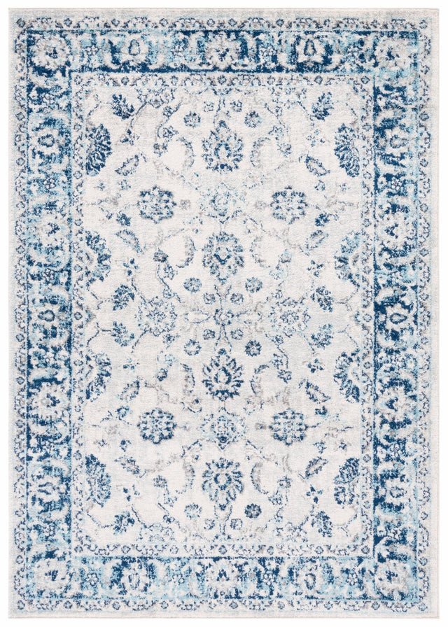 Safavieh Tulum Tul281B Ivory/Blue Rug.