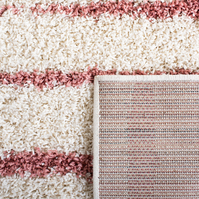 Safavieh Venus Shag Vns603V Ivory/Pink Rug.